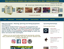 Tablet Screenshot of eugenetextilecenter.com